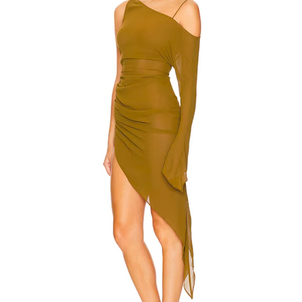 Rei Midi Sheer Dress